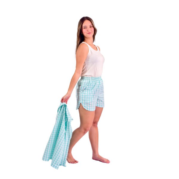 Pijama Bumabei Americano Curto Tricoline 3 peças - 2088 - Imagem 14