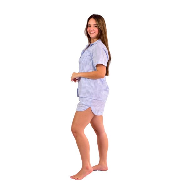 Pijama Bumabei Americano Curto Tricoline 3 peças - 2088 - Imagem 19