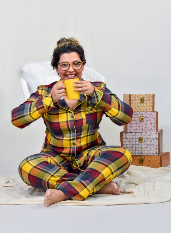Pijama Feminino Bumabei  Americano Inverno Flanela - 2090 - Imagem 12