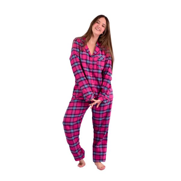 Pijama Feminino Bumabei  Americano Inverno Flanela - 2090 - Imagem 26
