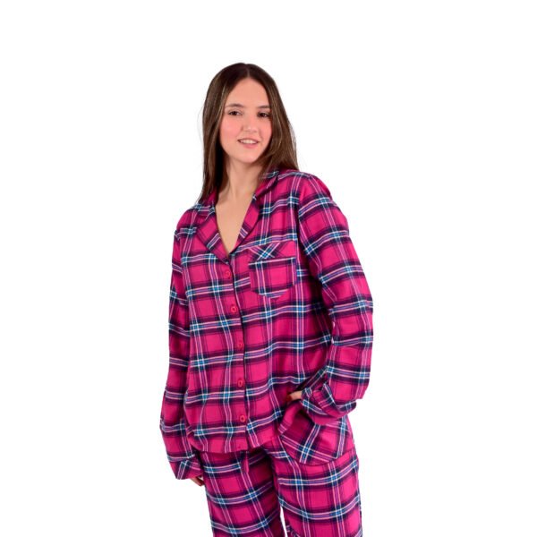 Pijama Feminino Bumabei  Americano Inverno Flanela - 2090 - Imagem 27