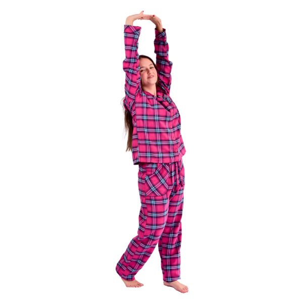 Pijama Feminino Bumabei  Americano Inverno Flanela - 2090 - Imagem 31