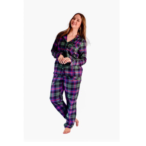 Pijama Feminino Bumabei  Americano Inverno Flanela - 2091 - Imagem 18