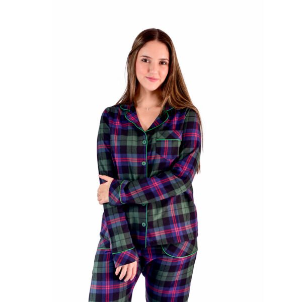 Pijama Feminino Bumabei  Americano Inverno Flanela - 2091 - Imagem 17