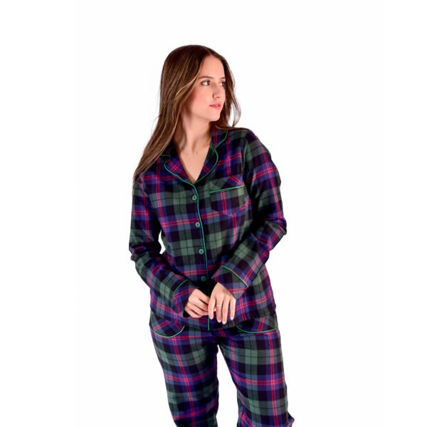 Pijama Feminino Bumabei  Americano Inverno Flanela - 2091 - Imagem 19