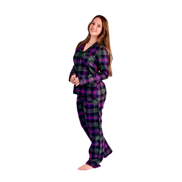 Pijama Feminino Bumabei  Americano Inverno Flanela - 2091 - Imagem 20