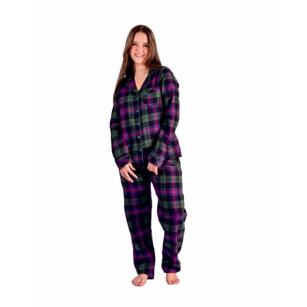 Pijama Feminino Bumabei  Americano Inverno Flanela - 2091 - Imagem 15