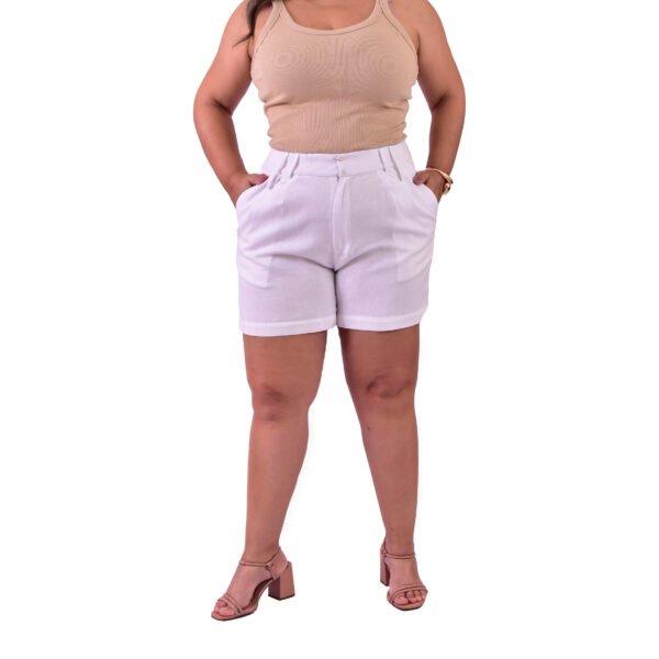 Shorts Feminino Alfaiataria em Linho - 30005 - Imagem 2
