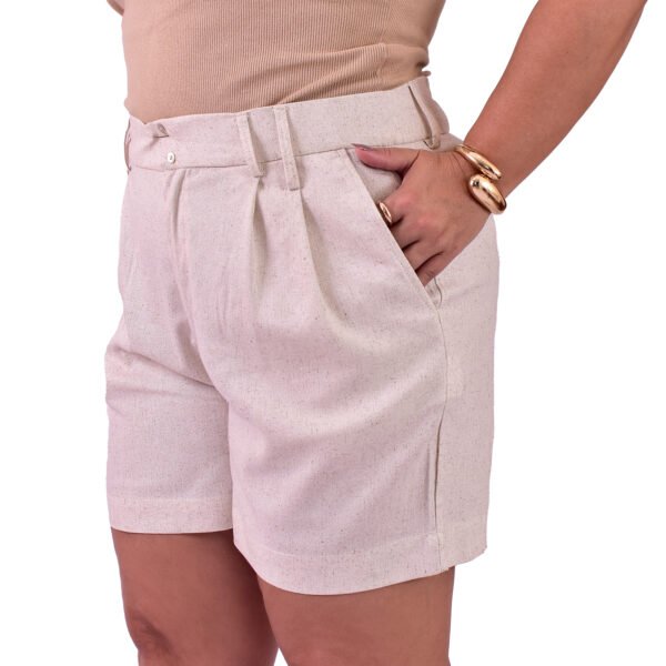 Shorts Feminino Alfaiataria em Linho - 30005 - Imagem 21