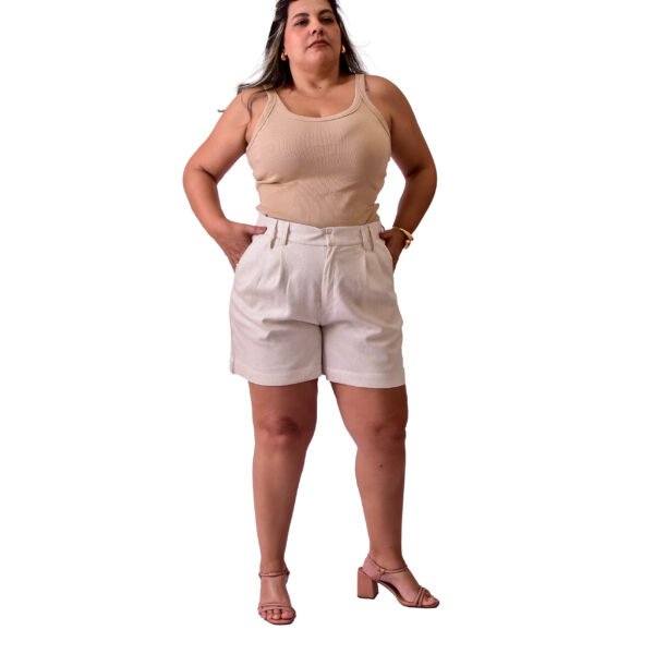 Shorts Feminino Alfaiataria em Linho - 30005 - Imagem 20