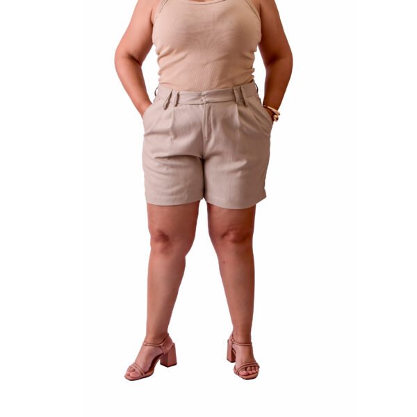 Shorts Feminino Alfaiataria em Linho - 30005 - Imagem 19
