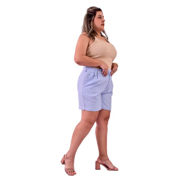 Shorts Feminino Alfaiataria em Linho - 30005 - Imagem 12