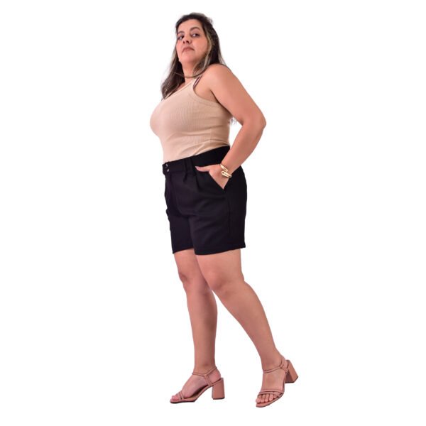 Shorts Feminino Alfaiataria em Linho - 30005 - Imagem 9