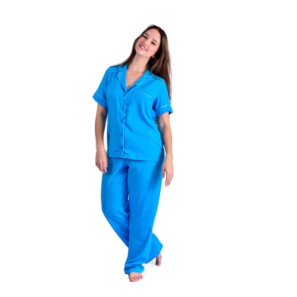 Pijama Bumabei Americano Viscolinho com Calça - 2073 - Imagem 4