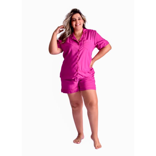 Pijama Bumabei Americano Viscolinho Curto - 2072 - Imagem 2