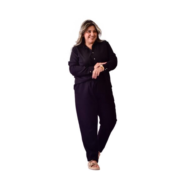 Camisa Feminina Manga Longa Alfaiataria em Linho - 30002 - Imagem 13