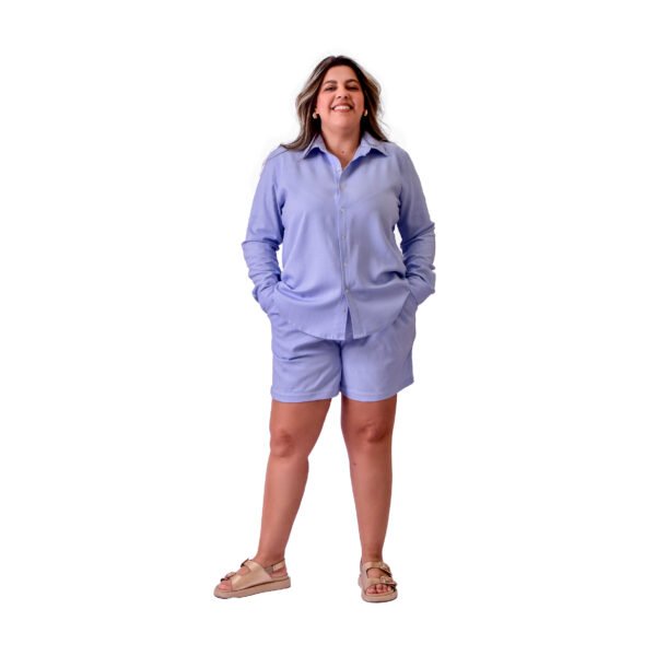 Shorts Feminino Alfaiataria em Linho - 30005 - Imagem 24