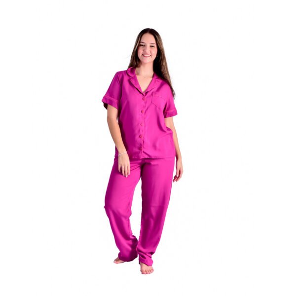 Pijama Bumabei Americano Viscolinho com Calça - 2073 - Imagem 6