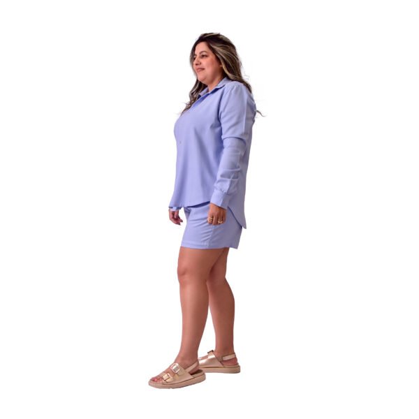 Camisa Feminina Manga Longa Alfaiataria em Linho - 30002 - Imagem 15