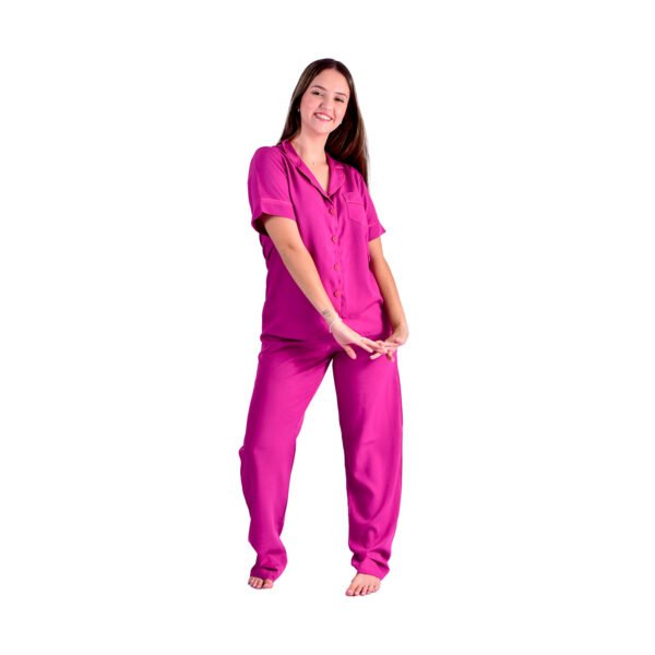 Pijama Bumabei Americano Viscolinho com Calça - 2073 - Imagem 9