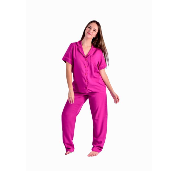 Pijama Bumabei Americano Viscolinho com Calça - 2073 - Imagem 10