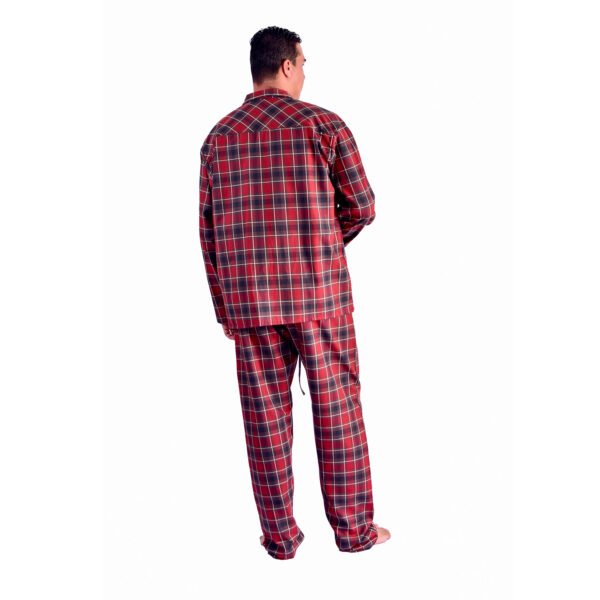 Pijama Americano Masculino  Longo Flanela - 2071 - Imagem 2