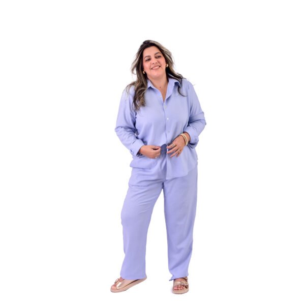 Calça Feminina Alfaiataria em Linho - 30003 - Imagem 7