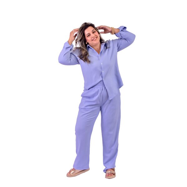 Calça Feminina Alfaiataria em Linho - 30003