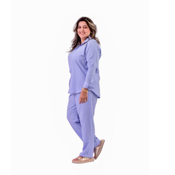Camisa Feminina Manga Longa Alfaiataria em Linho - 30002 - Imagem 20