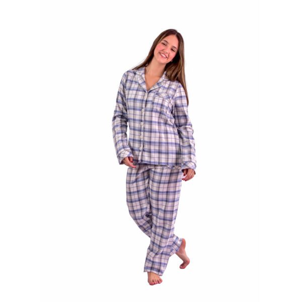 Pijama Feminino Bumabei  Americano Inverno Flanela - 2091 - Imagem 8