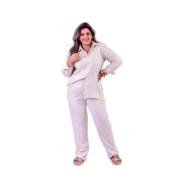 Calça Feminina Alfaiataria em Linho - 30003 - Imagem 8